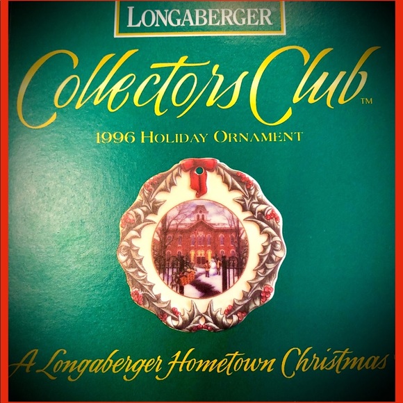 Longaberger Collectors Club 1996Christmas Ornament - Picture 5 of 6